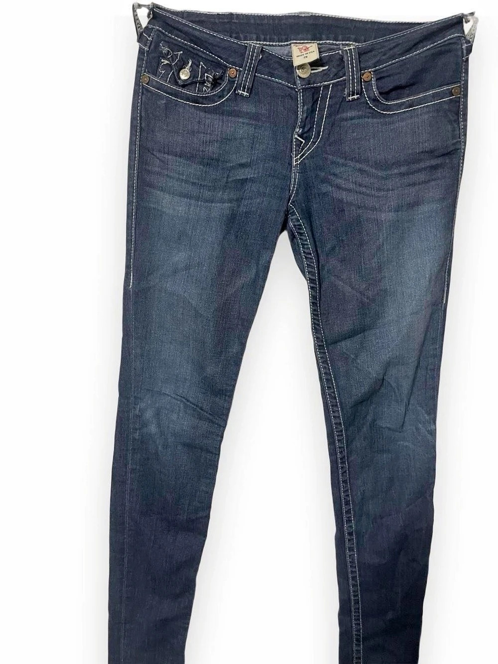 True Religion Billy Super T Skinny Jeans Blue Waist 29
